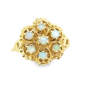 Vintage Opal Ring in Yellow Gold